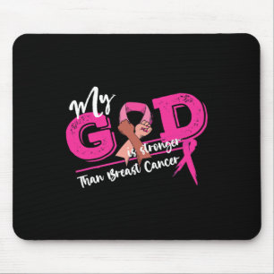 Mein Gott ist stärker als das Bewusstsein für Brus Mousepad
