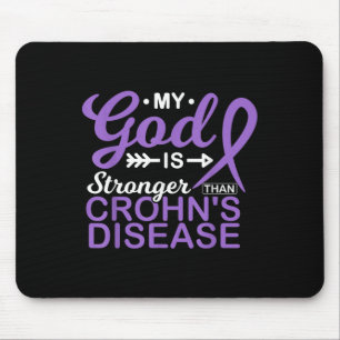Mein Gott ist stärker als das Bewusstsein für Croh Mousepad