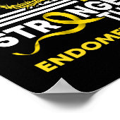 Mein Gott ist stärker als das Bewusstsein für Endo Poster (Ecke)