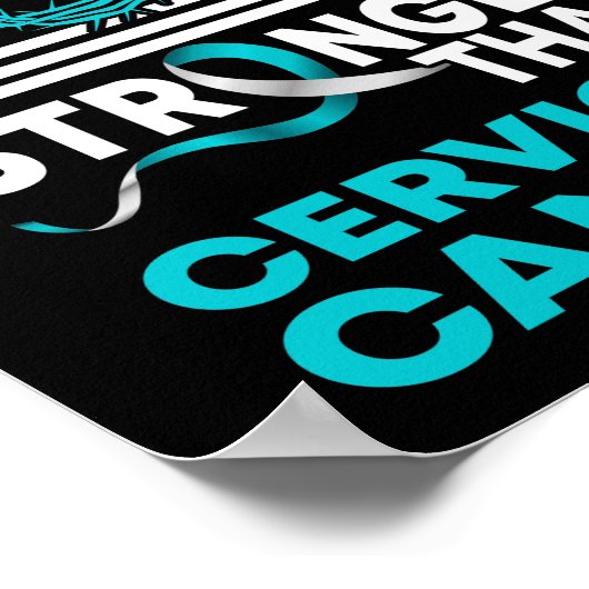 Mein Gott ist stärker als das Bewusstsein für Gebä Poster (Ecke)