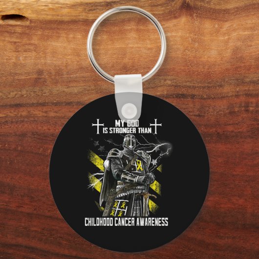 Mein Gott ist stärker als das Bewusstsein für Kreb Schlüsselanhänger (Vorderseite)