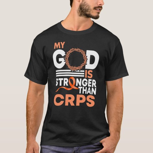 Mein Gott ist stärker als das CRPS-Bewusstseinsban T-Shirt (Vorderseite)