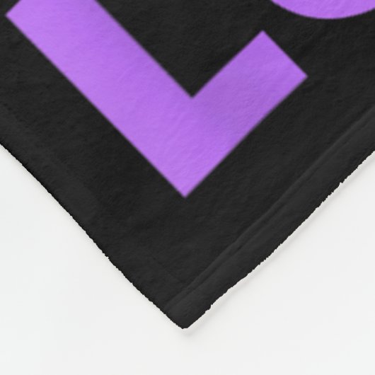 Mein Gott ist stärker als das Lupus Awareness Ribb Fleecedecke (Ecke)