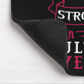 Mein Gott ist stärker als das Multiple Myelom-Bewu Mousepad (Ecke)