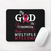 Mein Gott ist stärker als das Multiple Myelom-Bewu Mousepad (Mit Mouse)