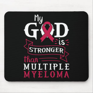 Mein Gott ist stärker als das Multiple Myelom-Bewu Mousepad
