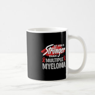 Mein Gott ist stärker als das Multiples Myelom Blu Kaffeetasse