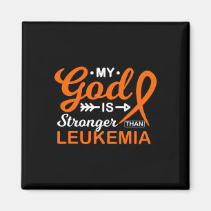 Mein Gott ist stärker als der Leukämiewarner Magnet