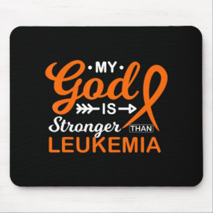 Mein Gott ist stärker als der Leukämiewarner Mousepad