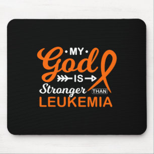 Mein Gott ist stärker als der Leukämiewarner Mousepad