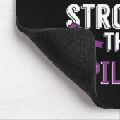 Mein Gott ist stärker als Epilepsie-Bewusstsein Mo Mousepad (Ecke)