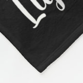 Mein Gott ist stärker als Lupus Lila Ribbon Lupus Fleecedecke (Ecke)