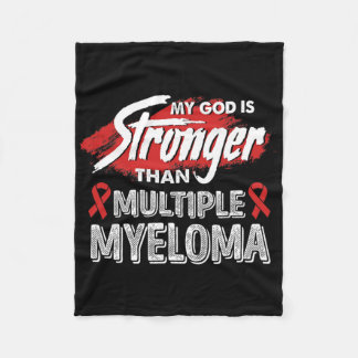 Mein Gott ist stärker als multiples Myelom Blut ka Fleecedecke