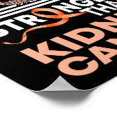 Mein Gott ist stärker als Nierenkrebs Poster (Ecke)