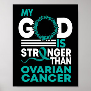 Mein Gott ist stärker als Ovarialkarzinom Poster