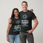 Mein Gott ist stärker als Skleroderma T-Shirt (Unisex)