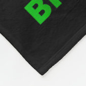 Mein Gott ist stärker als traumatische Gehirnverle Fleecedecke (Ecke)