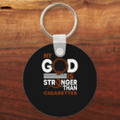 Mein Gott ist stärker als Zigaretten aufhören, Smo Schlüsselanhänger (Vorderseite)