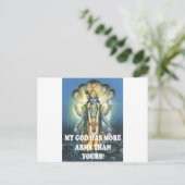 mein Gott Postkarte (Stehend Vorderseite)