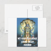 mein Gott Postkarte (Vorne/Hinten)