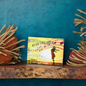 MEIN GOTT SIND ÜBER MIR Personalisiert Fotoplatte (Seite)