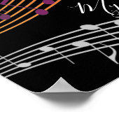 MEIN GOTT SINGT ÜBER MIR | Zephaniah 3:17 | Musik Poster (Ecke)