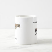 Mein Gott trägt einen Hammer Kaffeetasse (Mittel)