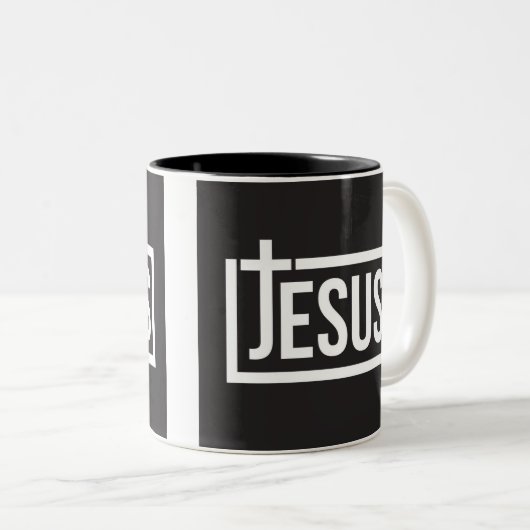 Mein Gott Zweifarbige Tasse (VorderseiteRechts)