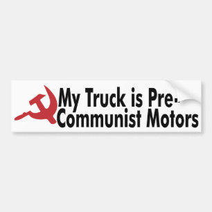 Mein GR.-LKW ist Vor-Kommunistische Motoren Autoaufkleber