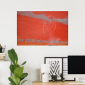 Mein Gramophon ist das mächtigste Poster (Heimbüro)