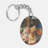 Mein Grandkids-Foto Schlüsselanhänger (Vorderseite links)