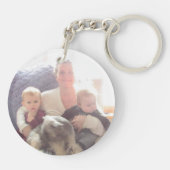 Mein Grandkids-Foto Schlüsselanhänger (Rückseite)