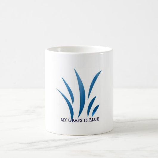 MEIN GRAS IST BLAU KAFFEETASSE (Mittel)