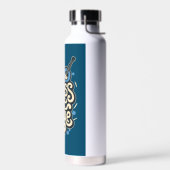 Mein Gras ist Blue Bluegrass Folk Music Trinkflasche (Links)