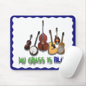 MEIN GRAS IST BLUE-MOUSEPAD MOUSEPAD (Mit Mouse)