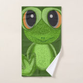 Mein Green Frog Friend Bath Handtuch Set (Handtuch)