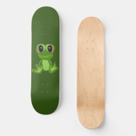 Mein Green Frog Friend Skateboard Deck