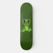 Mein Green Frog Friend Skateboard Deck (Vorderseite)