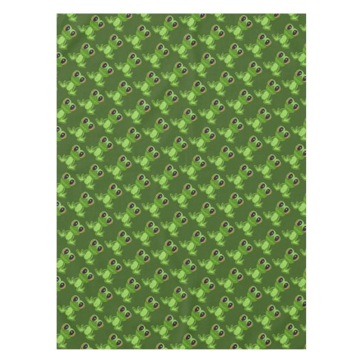 Mein Green Frog Friend Tablecloth Tischdecke (Vorderseite)