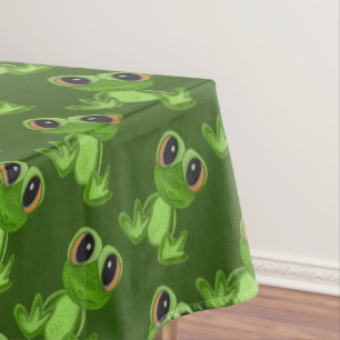 Mein Green Frog Friend Tablecloth Tischdecke