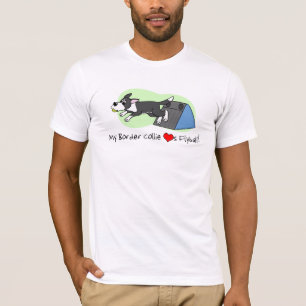 Mein Grenzcollie-Lieben Flyball T-Shirt