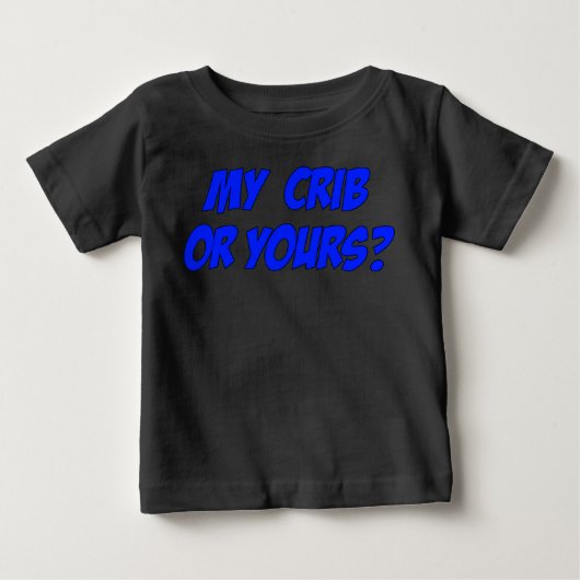 Mein Grill oder dein? Funny Baby Apparel T-shirt (Vorderseite)