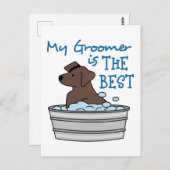 Mein Groomer Postkarte (Vorne/Hinten)