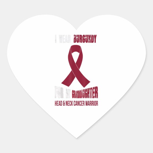 MEIN GROSSDAUGHTER - MEIN KOPF - KREBSKREBSKRIEGER Herz-Aufkleber (Vorderseite)