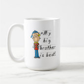 Mein großer Bruder ist beste T-Shirts und Kaffeetasse (Links)