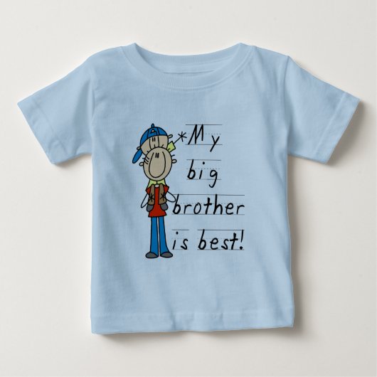 Mein großer Bruder ist die besten Hemden und Gesch Baby T-shirt (Vorderseite)