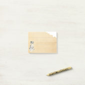 Mein großer Däne aß meine Hausaufgaben Post-it Klebezettel (Auf Schreibtisch)