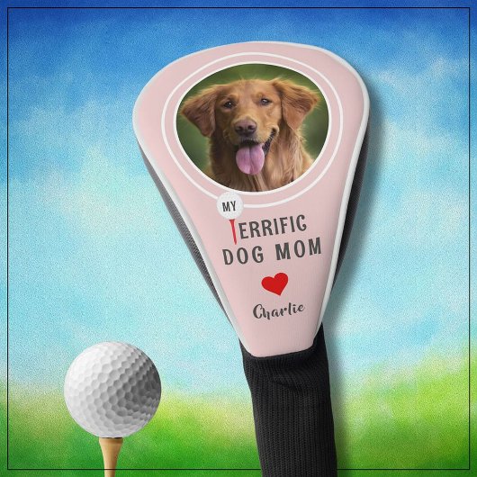 Mein großer Hund Mama Personalisiert Golfer Foto Golf Headcover