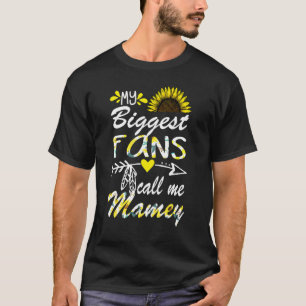 Mein größter Fan nennt mich Mamey Oma Muttertag T-Shirt