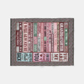 Mein GroßTochtergeschenk Fleecedecke (Vorderseite (Horizontal))